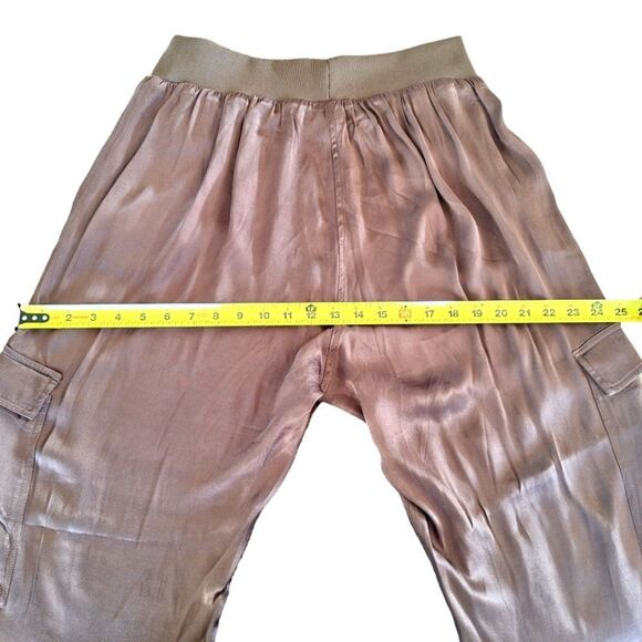 Pistola Pull On Slinky Cargo Pant Straight Leg Mocha Brown XL Trouser Unworn - Picture 10 of 14